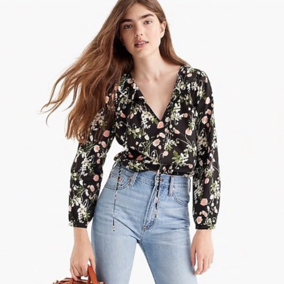 J. Crew Tops - J. Crew Poppy Dream Floral Liberty Fabric Top